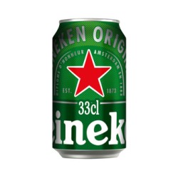 Cerveza Heineken Lager lata de 33 cl.